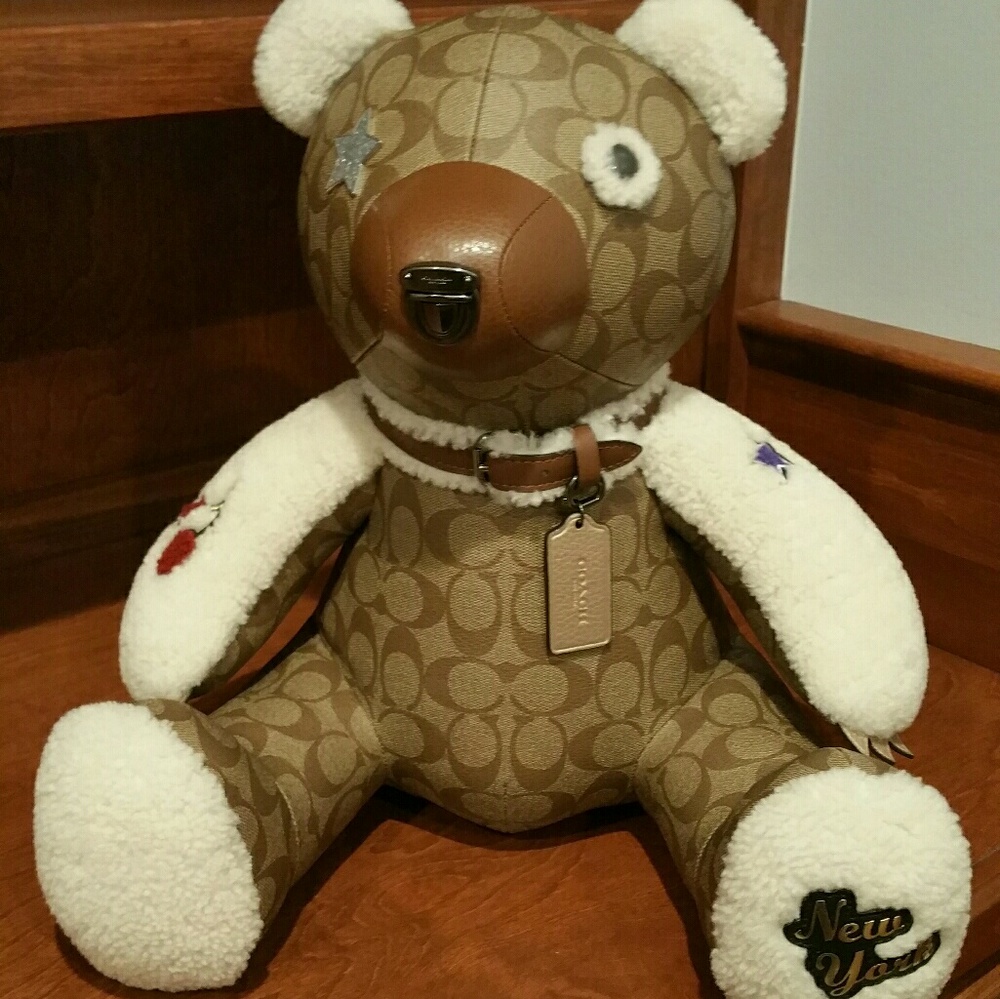 COACH New York 33362 15" Collectible Teddy
